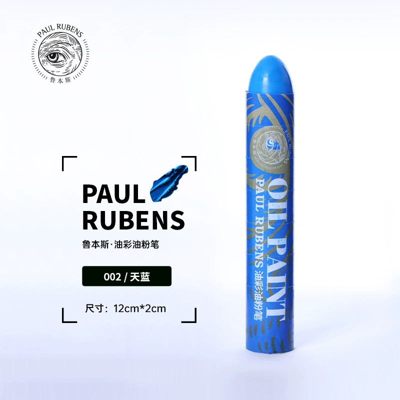 A Vulso - Branco - Azuis e Verdes  - Paul Rubens Haiya - Pastéis a Óleo Tamanho Jumbo - 12cmx2cm - Todos os Niveis
