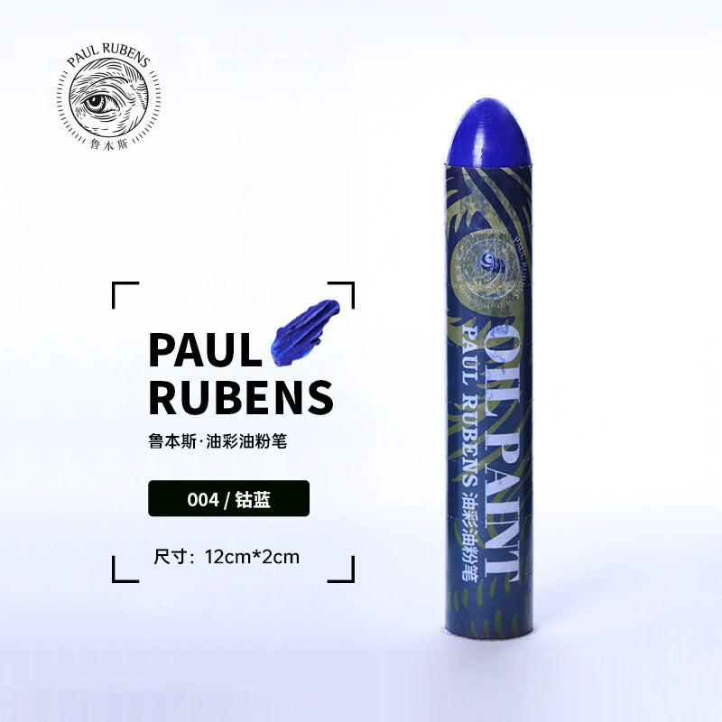 A Vulso - Branco - Azuis e Verdes  - Paul Rubens Haiya - Pastéis a Óleo Tamanho Jumbo - 12cmx2cm - Todos os Niveis