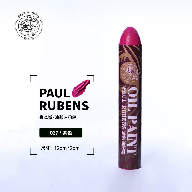 A Vulso - Preto - Vermelhos e Violetas - Paul Rubens Haiya - Pastéis a Óleo Tamanho Jumbo 12cmx2cm - Todos os Niveis