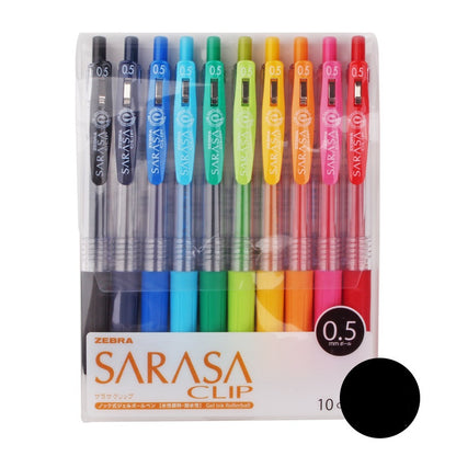 Canetas de Gel ZEBRA Clip-Vários Conjuntos 3/4/10/20 Cores + 20º Aniversário - Edição Limitada de 47 Cores