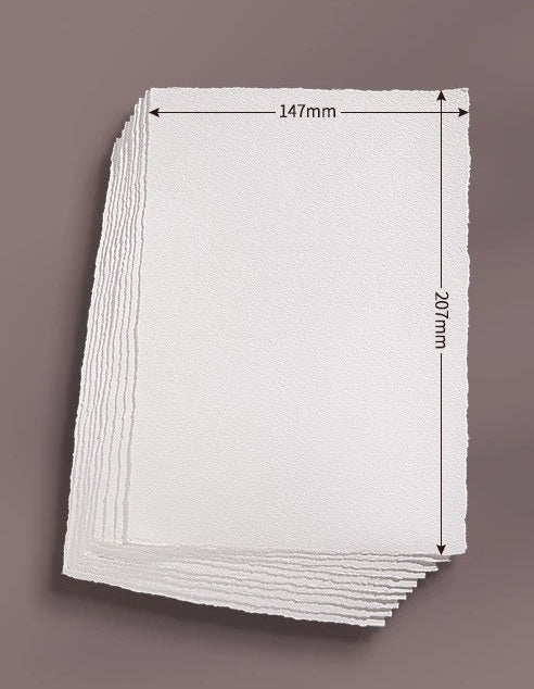 Papel de Aguarela para Postais - 300g/m2 - (Prensa Fria) Textura Média