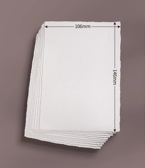 Papel de Aguarela para Postais - 300g/m2 - (Prensa Fria) Textura Média