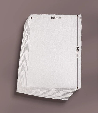 Papel de Aguarela para Postais - 300g/m2 - (Prensa Fria) Textura Média