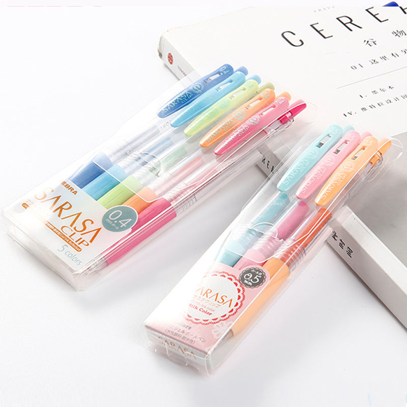 Canetas de Gel ZEBRA Clip-Vários Conjuntos 3/4/10/20 Cores + 20º Aniversário - Edição Limitada de 47 Cores