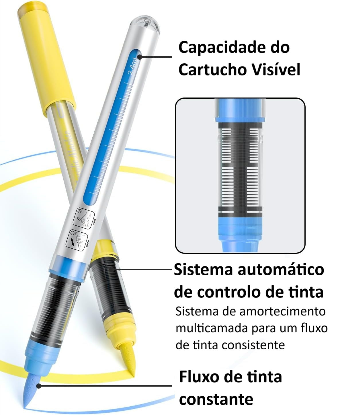 Marcadores Acrílicos Grasp + Presente