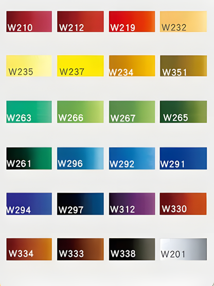 Amostra Aguarela Holbein Artist Watercolor 24 Cores x 0.5ml