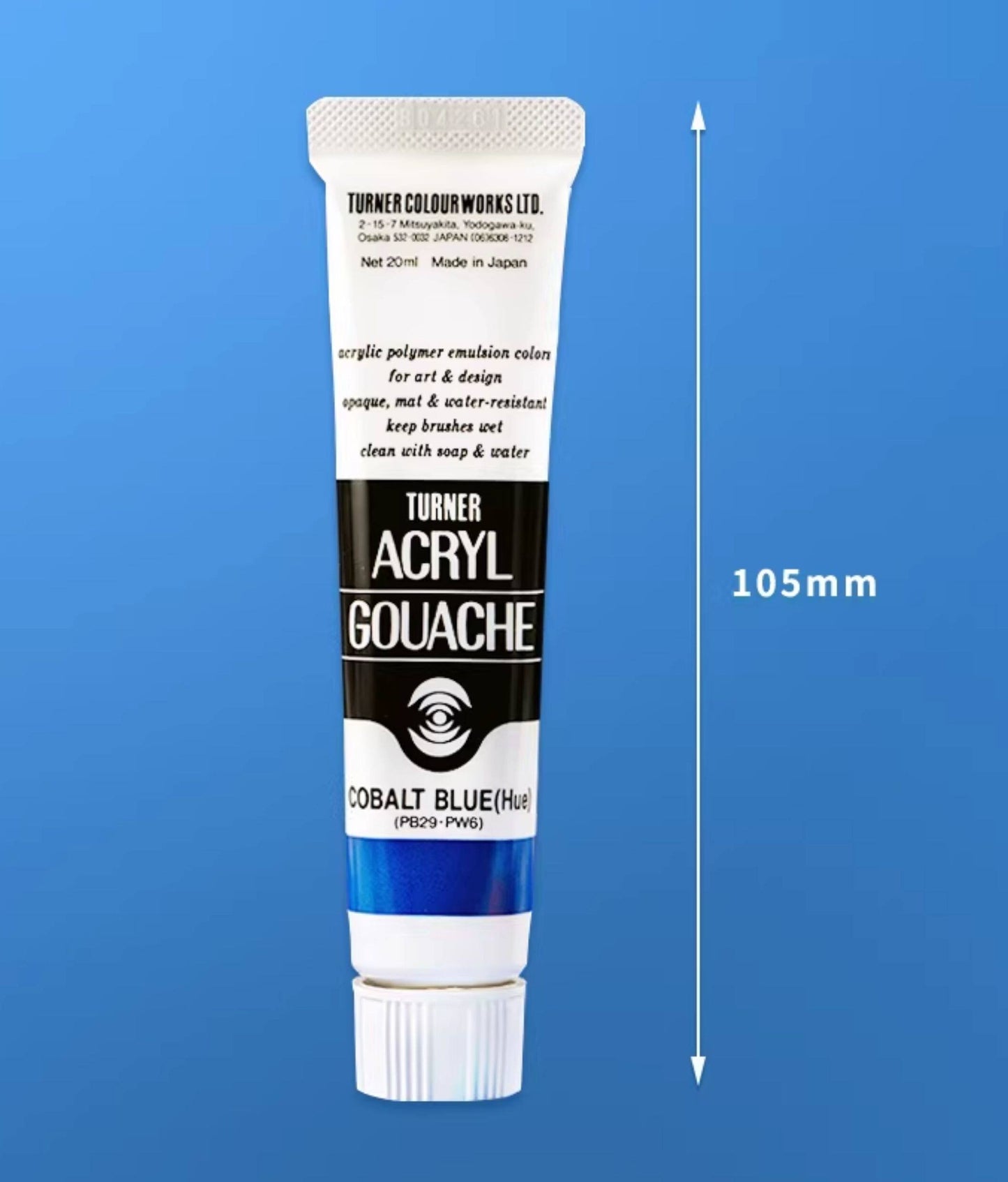 Conjunto Profissional de Guache Acrílico Turner Acryl Gouache – 12 Cores x 20ml