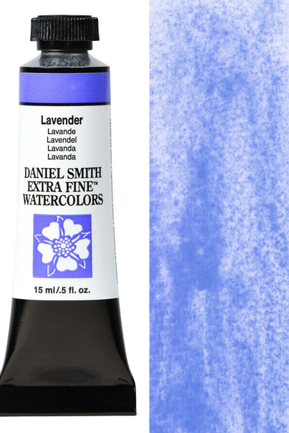 Aguarela Daniel Smith Extra Fine Watercolors Lavanda Nr 232 tubo 15ml  Avulso | Lavender Nr 232 15ml tube open stock.