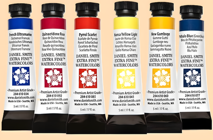 Amostra Aguarela Daniel Smith Extra Fine Watercolors 24 Cores x 0.5ml