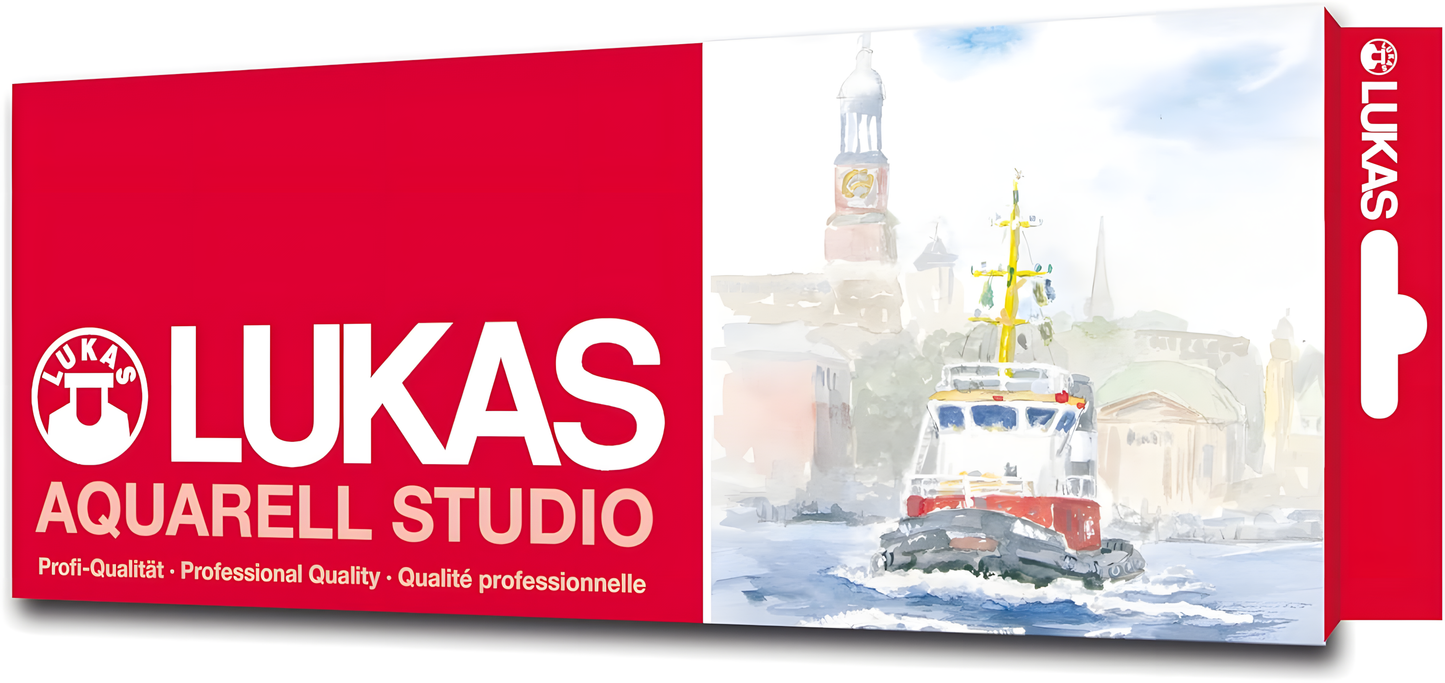 Amostra Aguarela LUKAS Aquarell Studio 24 Cores x 0.5ml
