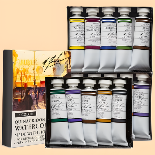 Amostra Aguarela M. Graham Artist Watercolor 24 Cores x 0.5ml