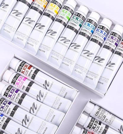 Guache Profissional Japonesa Nicker Poster Color - Conjunto 36 Cores x 20ml