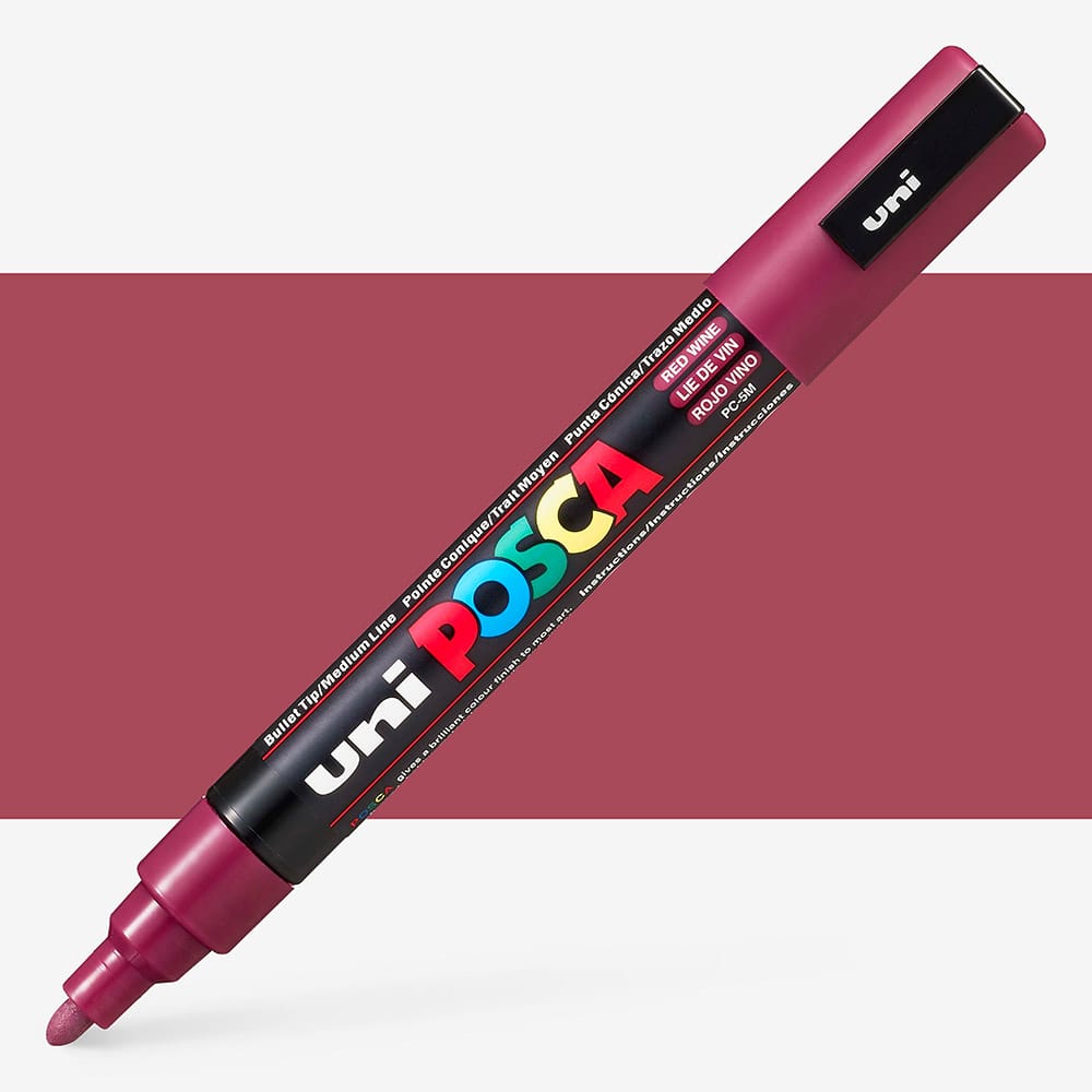 Compra Conjunta - Marcador Uni POSCA PC-5M (Ponta Média 1.8-2.5mm) À Unidade - 53 Cores