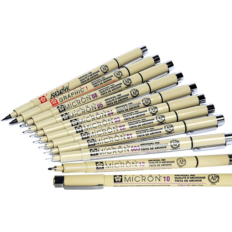 Compra Conjunta - SAKURA Pigma Micron - Fineliners de Tinta Pigmentada - até 74% Desconto