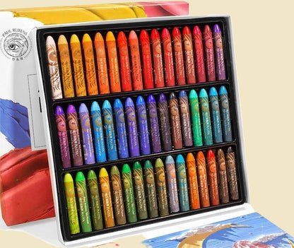 Pastéis de Óleo Profissionais Paul Rubens Haiya - Conjunto de 24 Cores