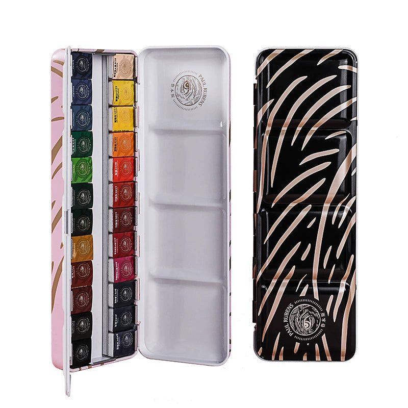 Conjunto de Aguarelas Paul Rubens 5ª Geração (Série Youlan) – Kit Master Estúdio 48 Cores em Pastilha