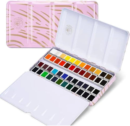 Conjunto de Aguarelas Paul Rubens 5ª Geração (Série Youlan) – Kit Master Estúdio 48 Cores em Pastilha