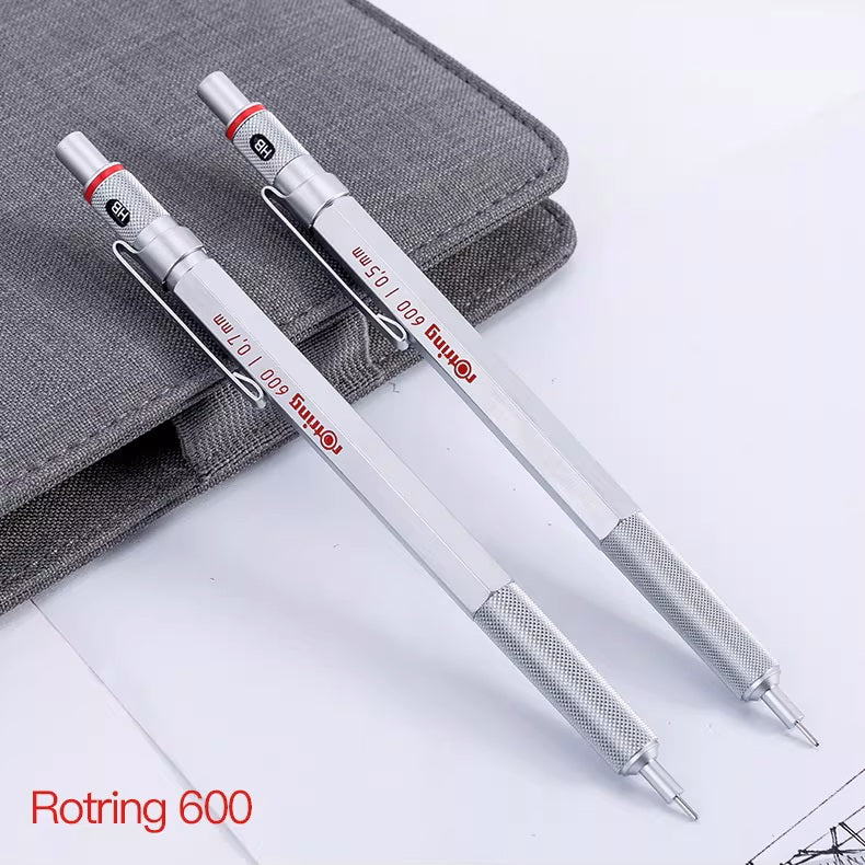 Lapiseira Rotring 600 - 0.5/0.7mm - Metal - Desenho Técnico e Artístico