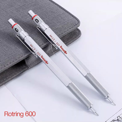 Lapiseira Rotring 600 - 0.5/0.7mm - Metal - Desenho Técnico e Artístico