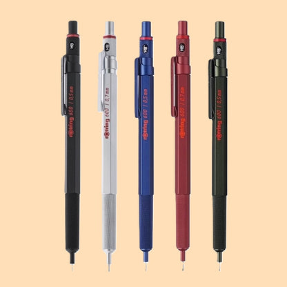 Lapiseira Rotring 600 - 0.5/0.7mm - Metal - Desenho Técnico e Artístico