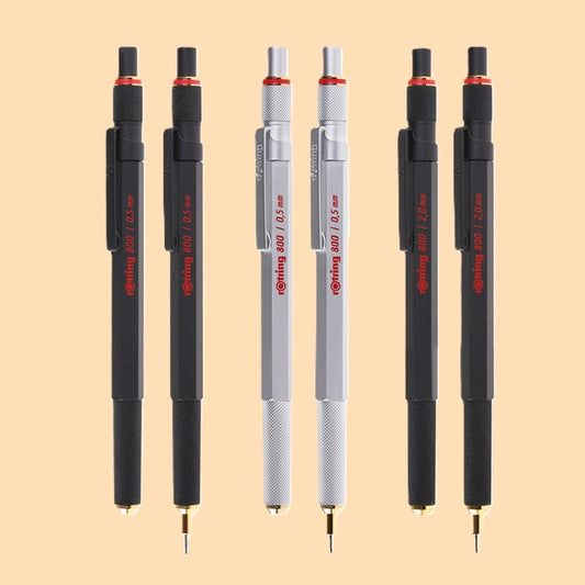 Lapiseira Rotring 800 - 0.5/0.7mm - Metal - Alto Desempenho