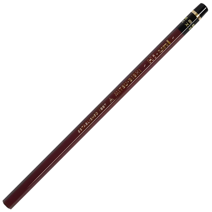 Lápis de Grafite Premium Uni Mitsubishi Hi-Uni Art Set– Caixa de Metal de 22 Graduações (10B a 10H)