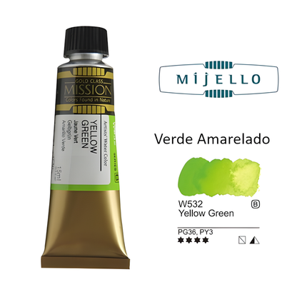 Compra Conjunta - Aguarelas Profissionais Mijello-Mission Gold Class-Pure Pigment -15ml à Unidade - Séries A, B e C até 40% Desconto