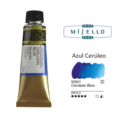 Compra Conjunta - Aguarelas Profissionais Mijello-Mission Gold Class-Pure Pigment -15ml à Unidade - Séries A, B e C até 40% Desconto