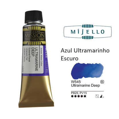 Compra Conjunta - Aguarelas Profissionais Mijello-Mission Gold Class-Pure Pigment -15ml à Unidade - Séries A, B e C até 40% Desconto