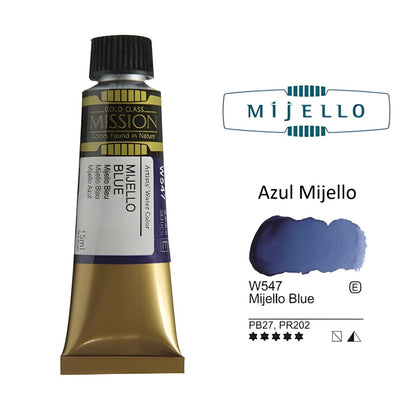 Compra Conjunta - Aguarelas Profissionais Mijello-Mission Gold Class-Pure Pigment -15ml à Unidade - Séries D e E até 38% Desconto