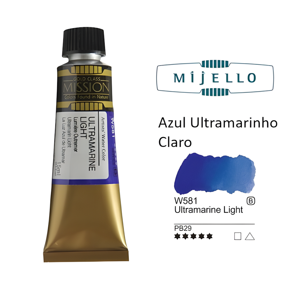 Compra Conjunta - Aguarelas Profissionais Mijello-Mission Gold Class-Pure Pigment -15ml à Unidade - Séries A, B e C até 40% Desconto