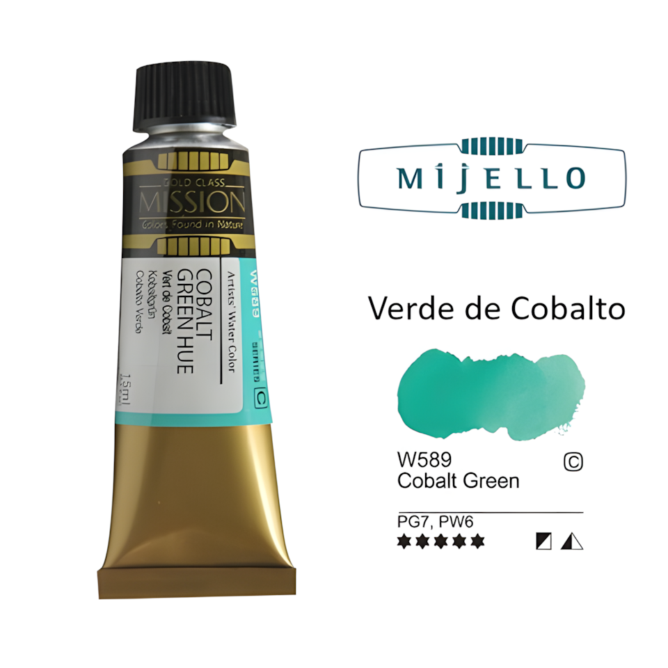 Compra Conjunta - Aguarelas Profissionais Mijello-Mission Gold Class-Pure Pigment -15ml à Unidade - Séries A, B e C até 40% Desconto