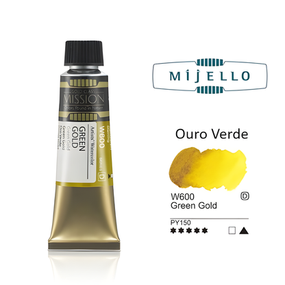 Compra Conjunta - Aguarelas Profissionais Mijello-Mission Gold Class-Pure Pigment -15ml à Unidade - Séries D e E até 38% Desconto