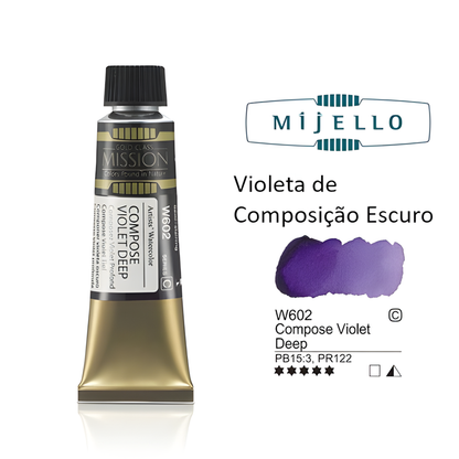 Compra Conjunta - Aguarelas Profissionais Mijello-Mission Gold Class-Pure Pigment -15ml à Unidade - Séries A, B e C até 40% Desconto