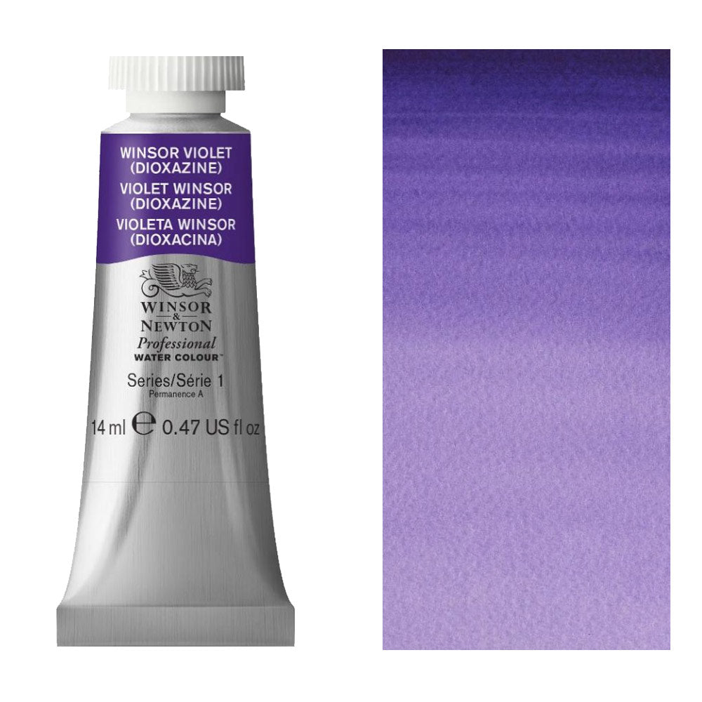 Aguarela Winsor & Newton Professional Watercolors Violeta Winsor Dioxazina Nr 733 tubo 5ml | Winsor Violet Dioxazine Nr 733 5ml tube