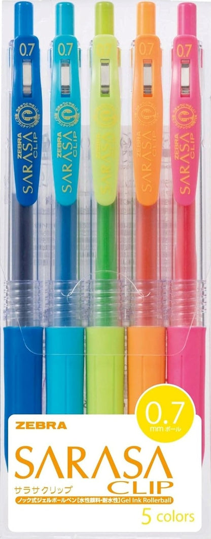 Canetas de Gel ZEBRA Clip-Vários Conjuntos 3/4/10/20 Cores + 20º Aniversário - Edição Limitada de 47 Cores
