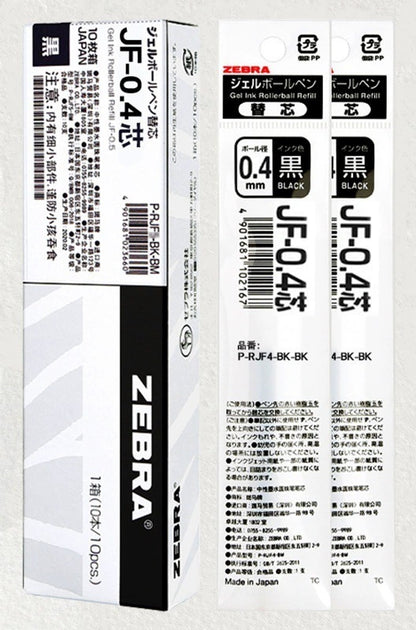 Recargas de Substituição ZEBRA Sarasa Clip- 0.3/0.38/0.4/0.5/0.7/1.0mm - Várias Cores