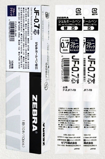Recargas de Substituição ZEBRA Sarasa Clip- 0.3/0.38/0.4/0.5/0.7/1.0mm - Várias Cores