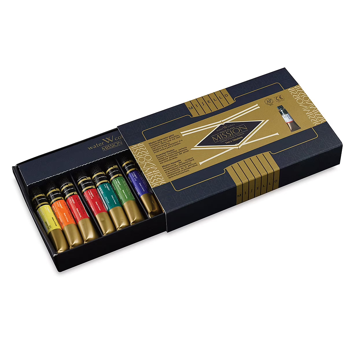 Aguarelas Profissionais Mijello-Mission Gold Class 12 Cores x 7ml