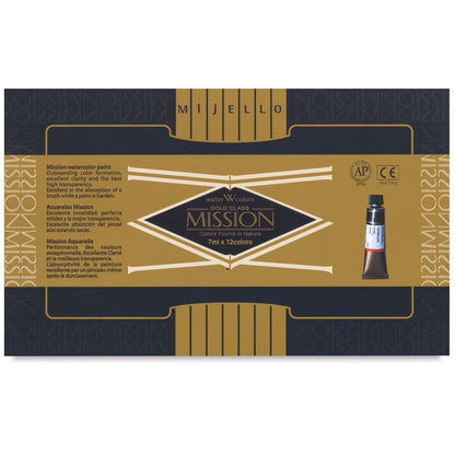 Aguarelas Profissionais Mijello-Mission Gold Class 12 Cores x 7ml